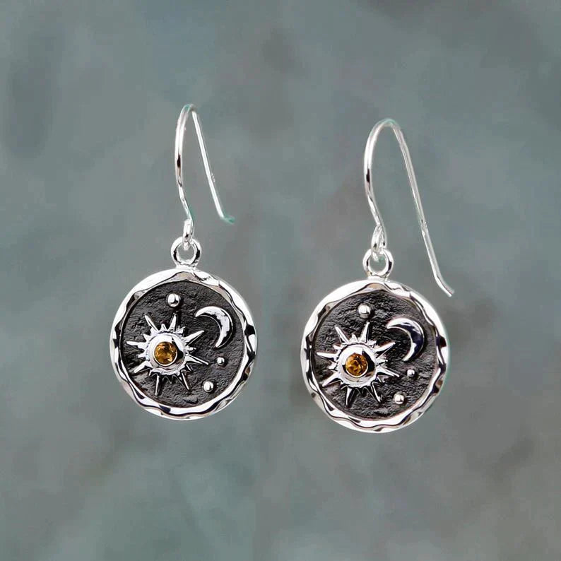 Boho uhani Sonce in Luna