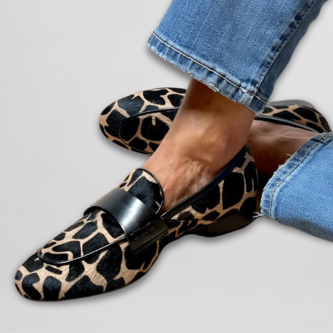 Katie - Mokasini z leopardjim vzorcem