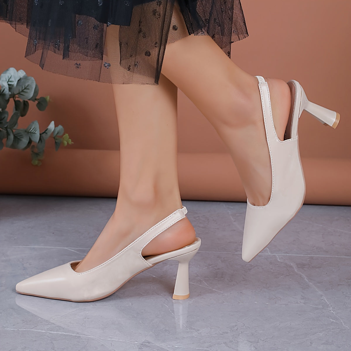 Sophia | Elegantni Slingback Čevlji