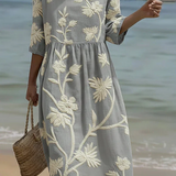 Sydney | Elegantna cvetna obleka