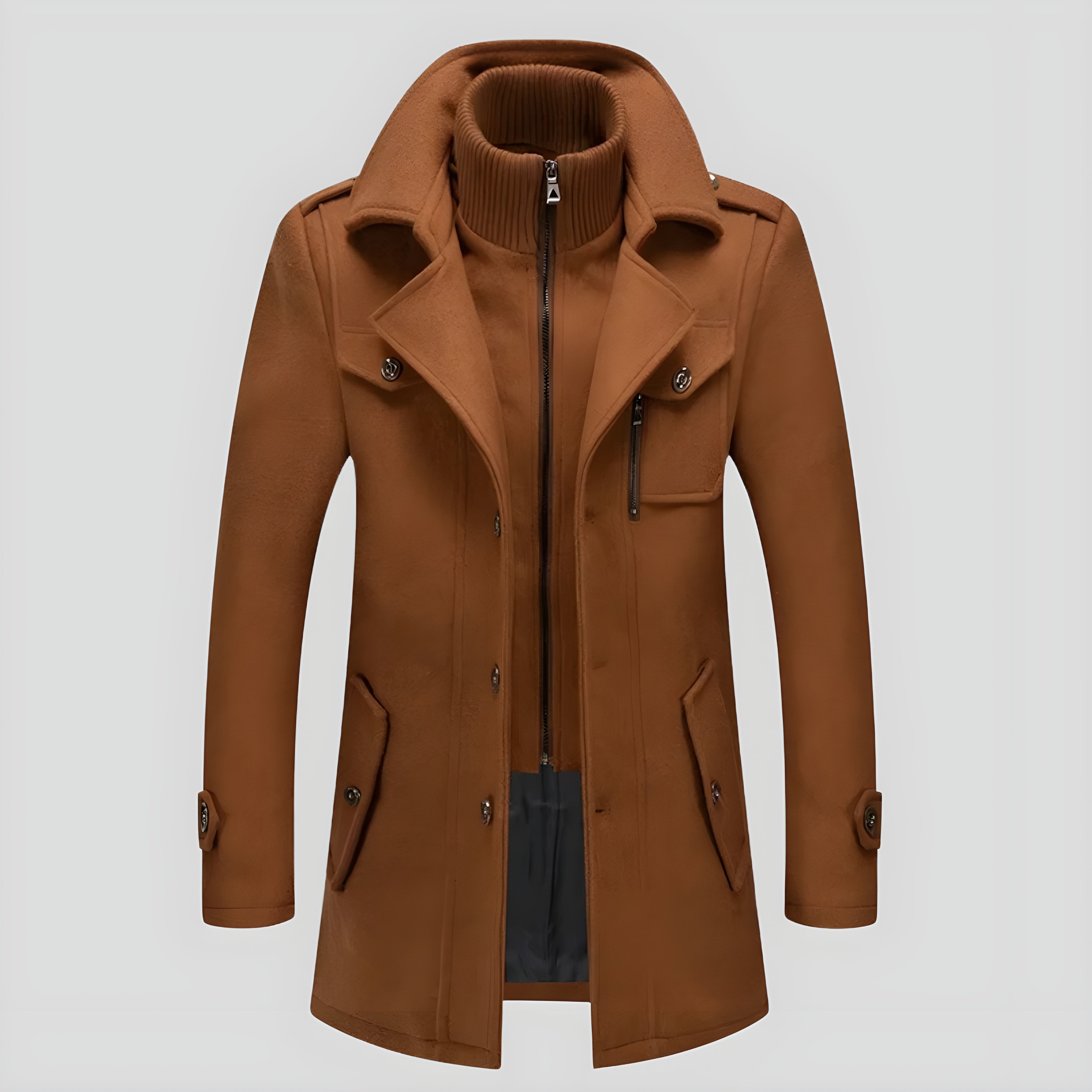 Bradford™ | Eleganten Volnen Plašč