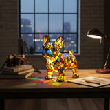 Franco Bulldog - Vitražna Lampa