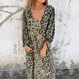 DENISE | OBLEKA Z LEOPARDJEM MOTIVOM