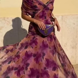 ANA | ELEGANTNA MAXI PLEAT OBLEKA