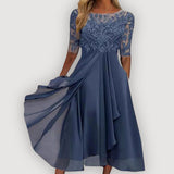 Nina | Eleganten chiffon oblek