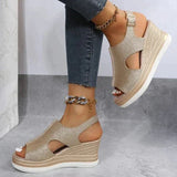 Maeve – Sproščene Wedge Sandale