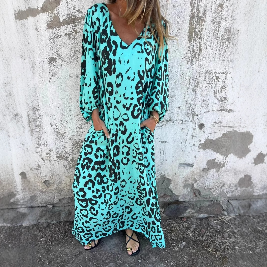 DENISE | OBLEKA Z LEOPARDJEM MOTIVOM