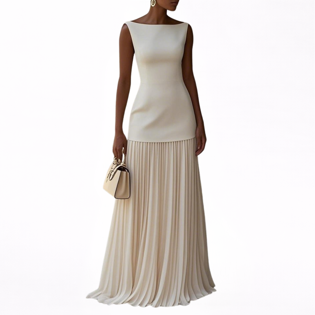 Celeste | Maxi plisirana obleka