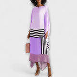 Elenora - Geometrijski kaftan z ohlapnim krojem