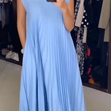 SIMONE | LAHKA IN FINO PLISIRANA OBLEKA
