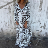 DENISE | OBLEKA Z LEOPARDJEM MOTIVOM