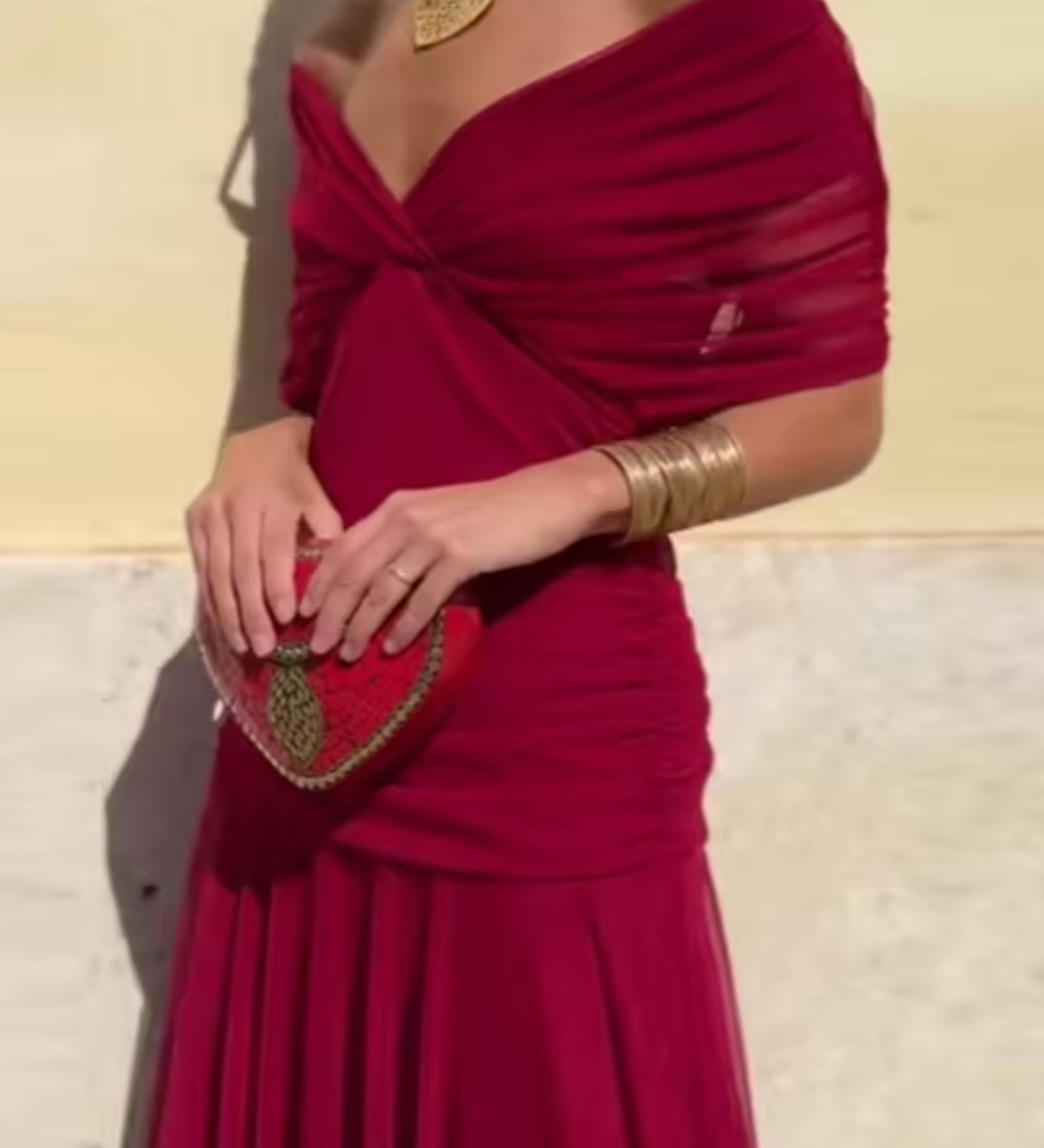 ANA | ELEGANTNA MAXI PLEAT OBLEKA