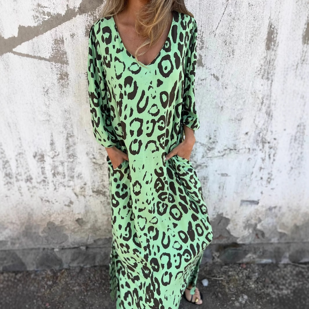 DENISE | OBLEKA Z LEOPARDJEM MOTIVOM