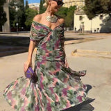 ANA | ELEGANTNA MAXI PLEAT OBLEKA