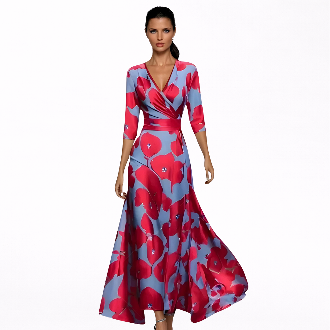 Emilia | Maxi Elegantna Cvetlična Oblačila