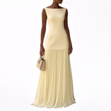 Celeste | Maxi plisirana obleka