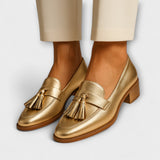 Celeste - Zlati loafers