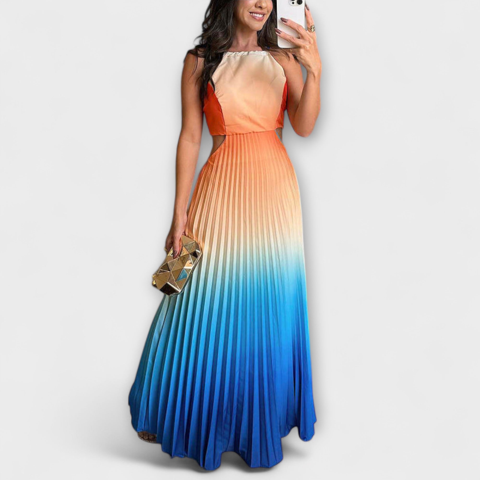 Haven - Stilske Maxi Oblačila brez Rokavov s Tie-Dye