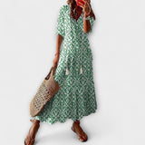 Anna – Ženski bohemski poletni obleki z ohlapno silhueto