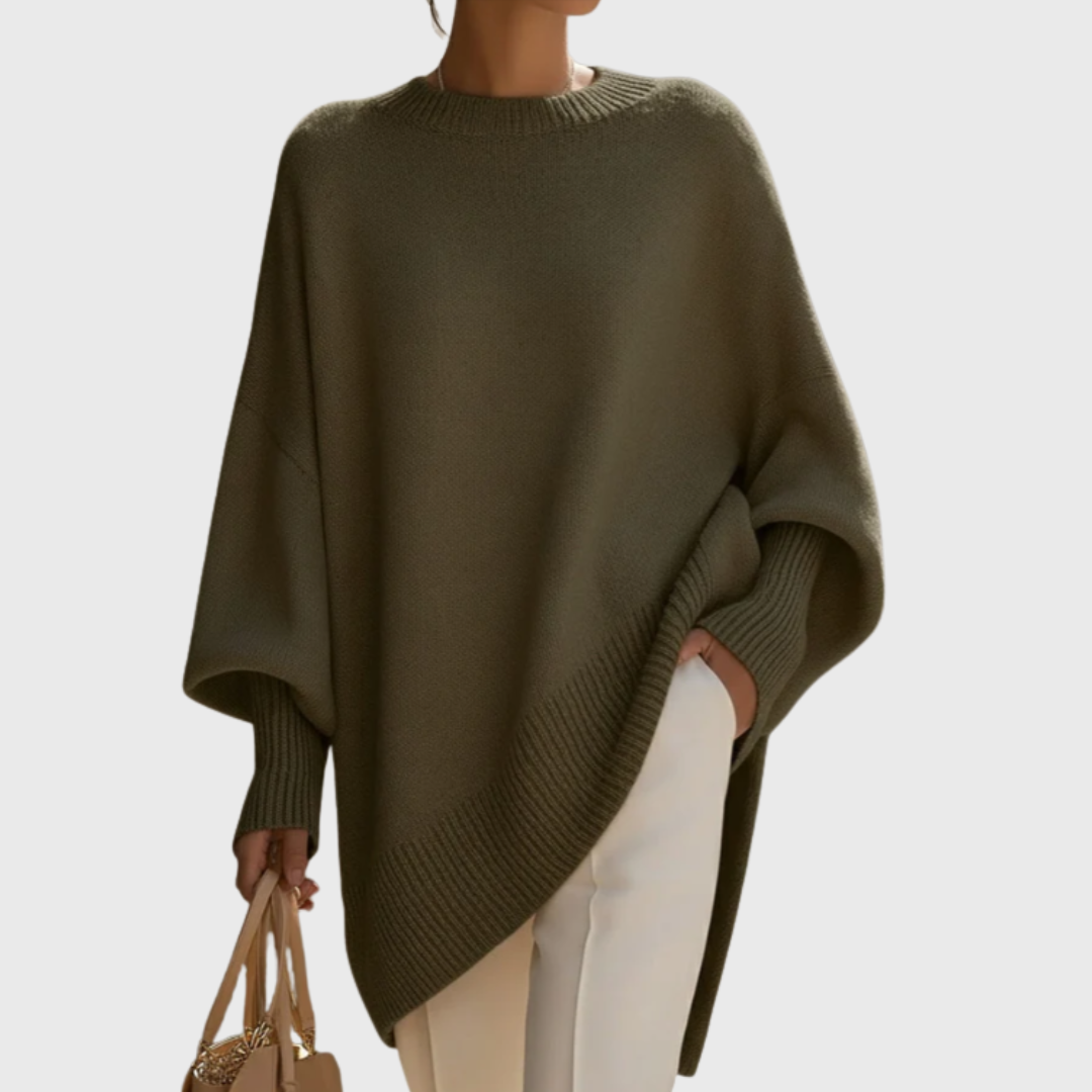 Livia | Oversize-Poncho-Pulover