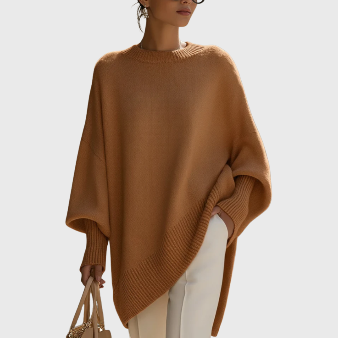 Livia | Oversize-Poncho-Pulover