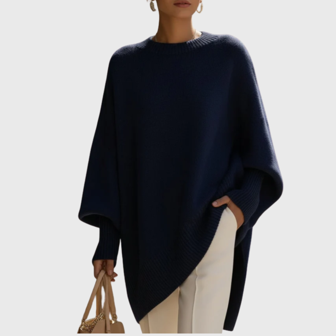 Livia | Oversize-Poncho-Pulover