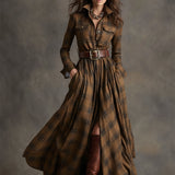 Alenka | Srajčna obleka s pasom