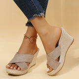 Carla – Sproščene Wedge Sandale