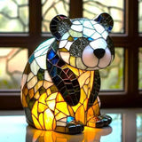 Panda - Vitrail Lamp
