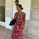 Camila | Elegantna Maxi Obleka iz Mrežaste Tkanine