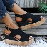 Maeve – Sproščene Wedge Sandale