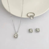 Luksuzni kockasti nakitni set