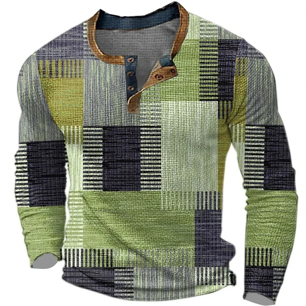 BEECK™ | BARVITO MOŠKO MAJICO Z DOLGIMI ROKAVI