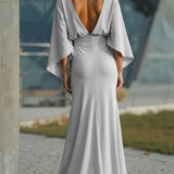Clara | Elegantna obleka z V-izrezom in brez rokavov