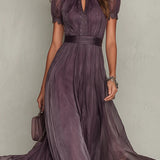 Jasna | Vintage Eleganten Maxi Obleka