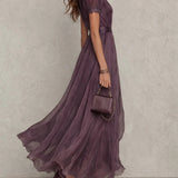 Jasna | Vintage Eleganten Maxi Obleka