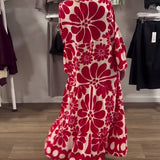MARIELLE | ELEGANTNA MAXI OBLEKA Z NAPISOM