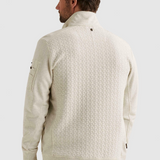 Tim | Eleganten pleten pulover z zadrgo