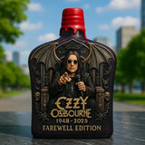 Ozzy Osbourne Limited Edition 5-Inch Embossed Glass Whiskey Bottle