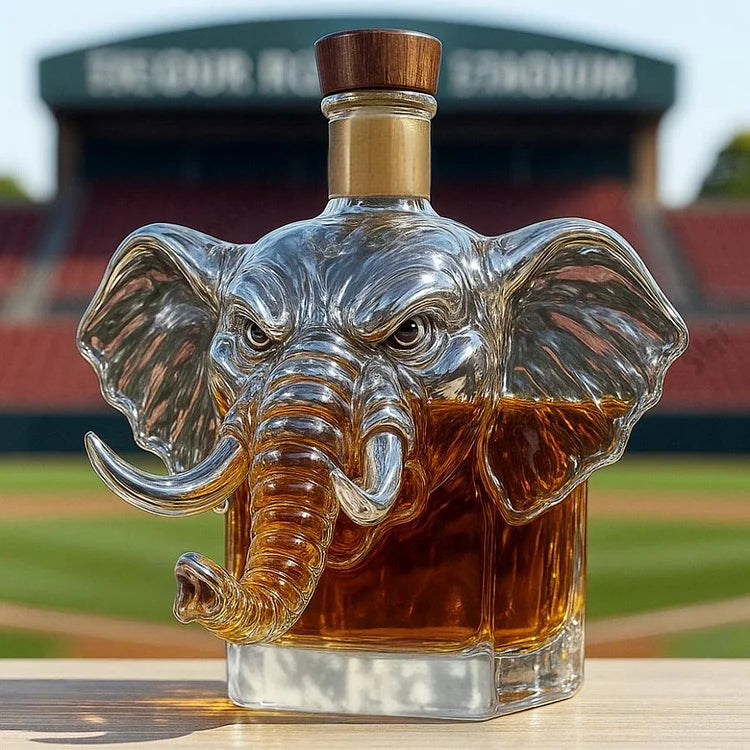 Elephant Crown Royal Whiskey Bottle
