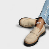 Lora™ | Casual mokasini s krožno konico
