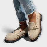 Lora™ | Casual mokasini s krožno konico