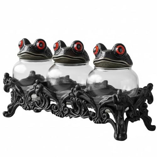 Ročno izdelane začimbne steklenice iz Witchy Frog Apothecary