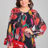 Florine | Elegantna cvetlična obleka