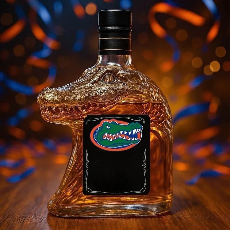 Krokodilna karafa za whiskey