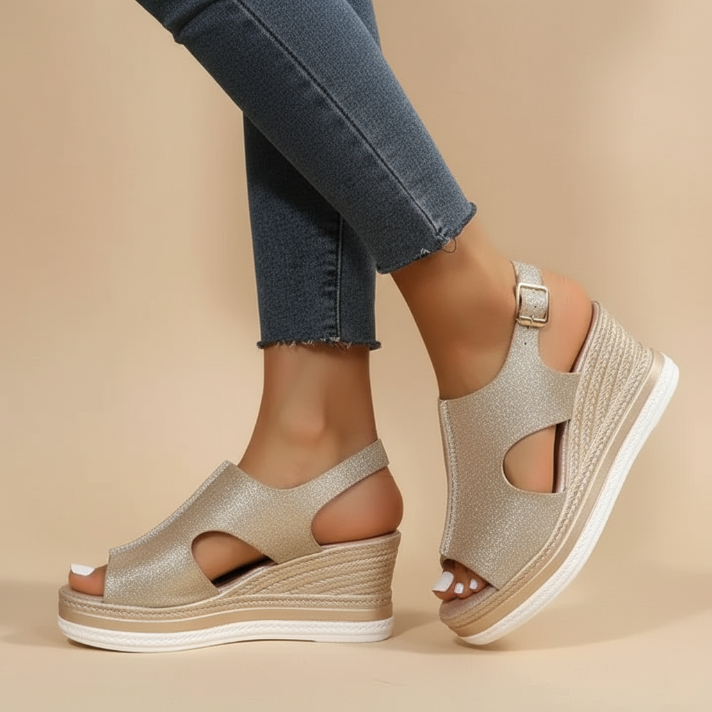 Maeve – Sproščene Wedge Sandale