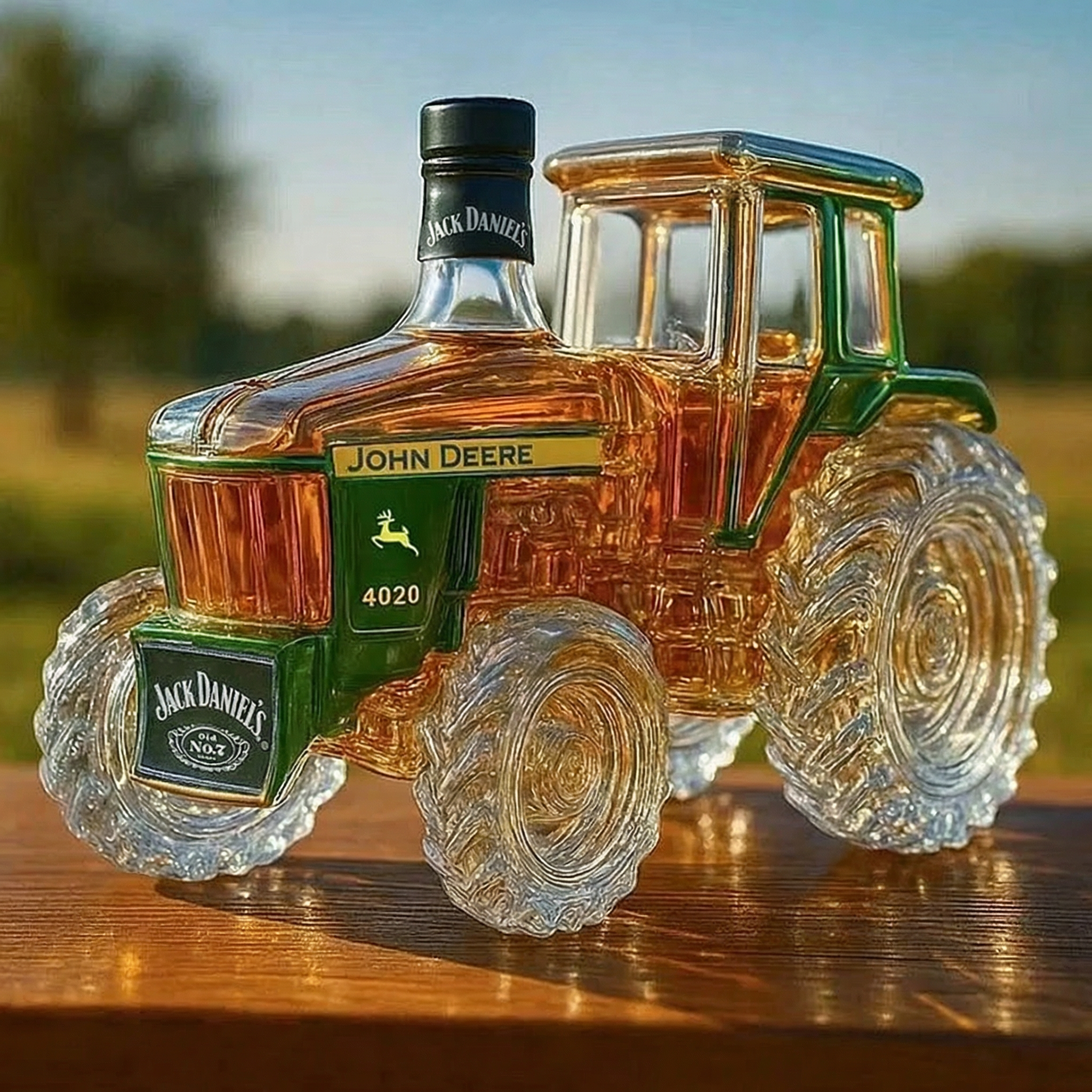 4020 Traktor Viski Steklenica