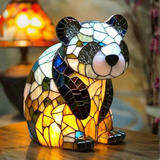 Panda - Vitrail Lamp