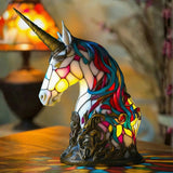 Enorog – Vitražová Lampa (Jednorožec)