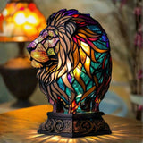 Lev - Lampa s Vitrážovým Designem